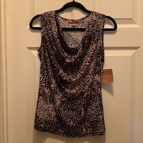 Ellen Tracy Tops - NWT Ellen Tracy Ladies Sleeveless Cowl Top